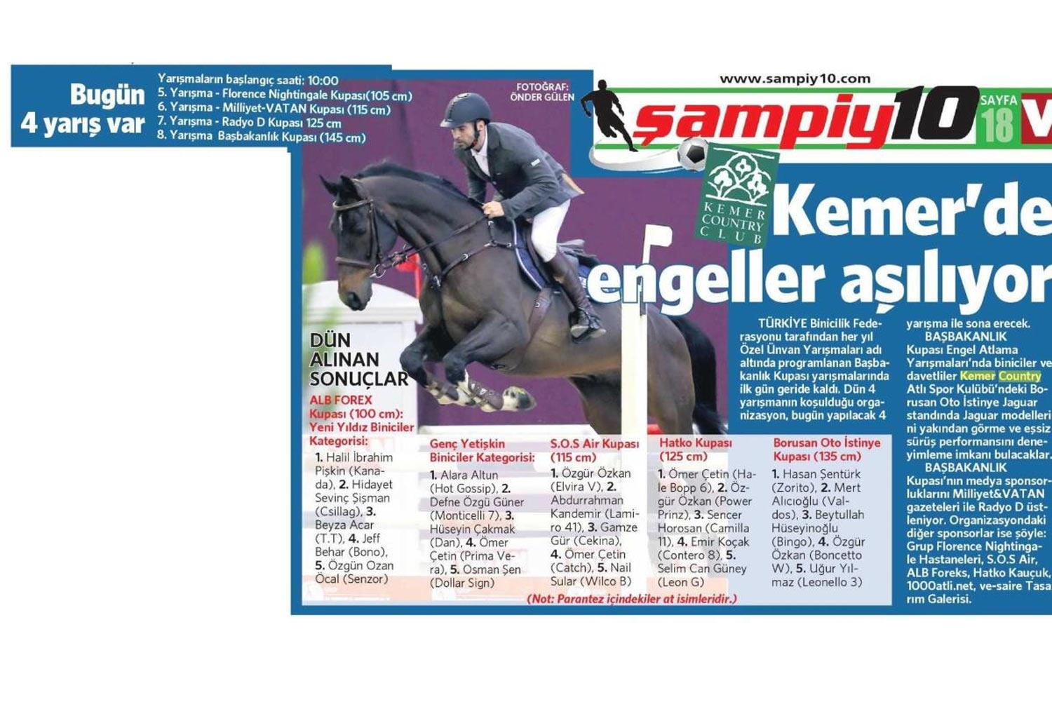 Kemer de Engeller Aşılıyor